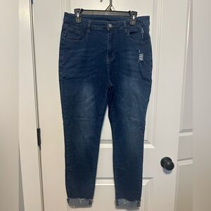 Classic Blue Distressed Jeans size XL